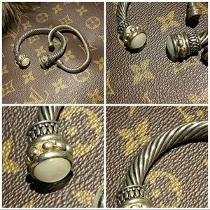 TWO STAINLESS STEEL BRACELETS